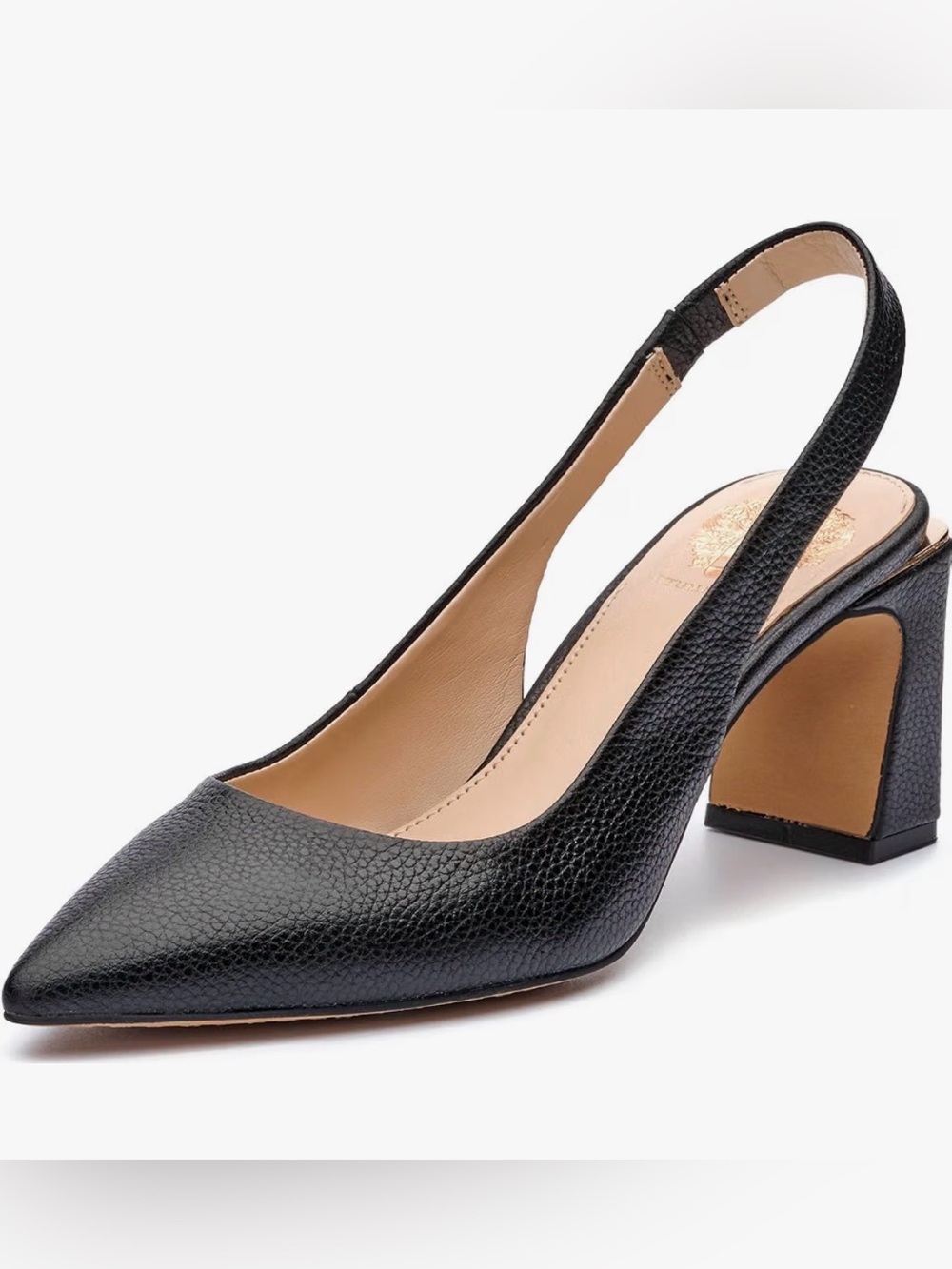 Vince Camuto Hamden Slingback Pump Black Size 8